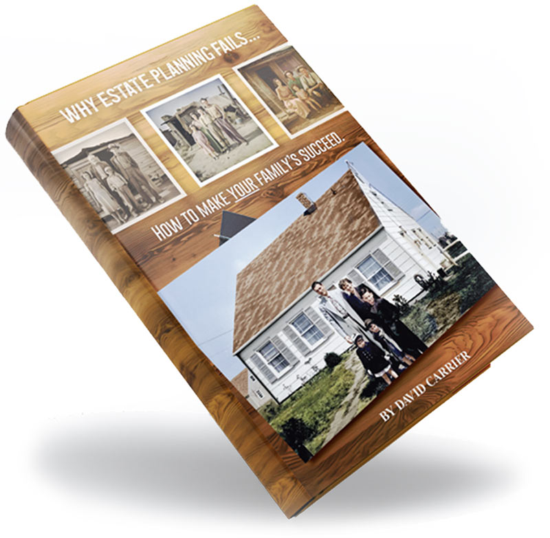 david carrier book cover why estate planning fails