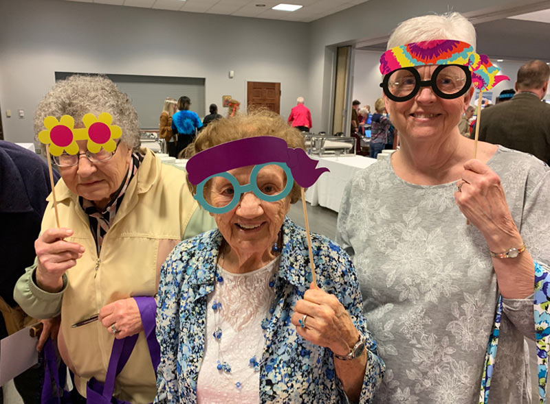 senior attendees at the council on aging kent county's peace, love and aging conference